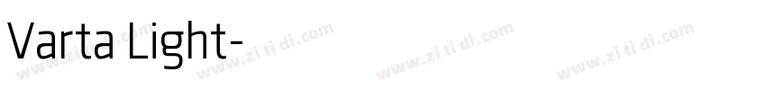 Varta Light字体转换